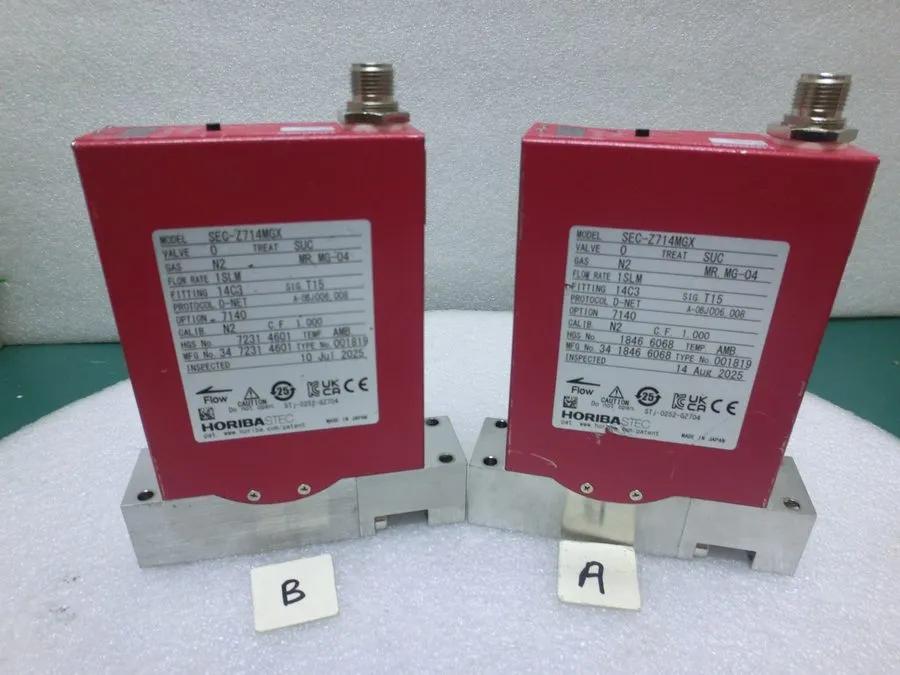 Контроллер HoribaSTEC SEC-Z714MGX Mass Flow Controller,PH3 820sccm,MG-04,001819,
