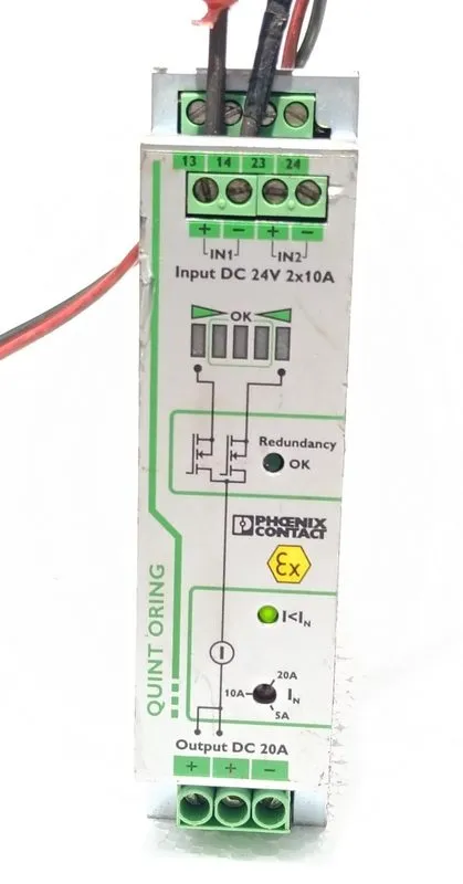 Блок питания PHOENIX CONTACT QUINT-ORING/24DC/2X10/1X20 POWER SUPPLY 24VDC 2X10A — фото лота 3