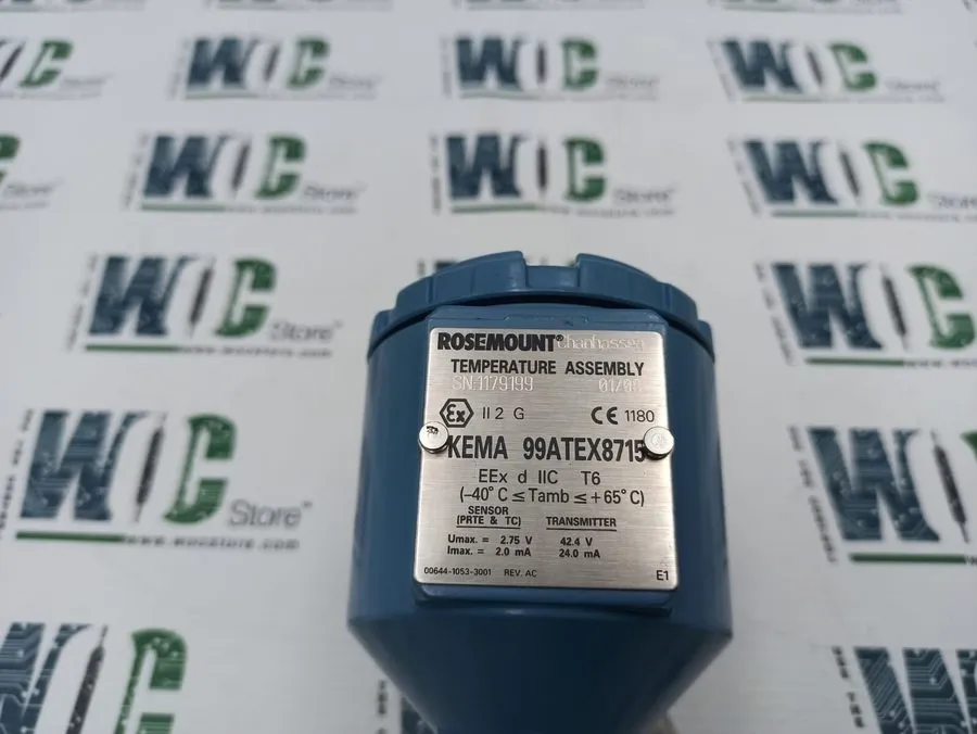 Трубопроводная арматура Rosemount Temperature Transmitter KEMA 99ATEX8715 Assemb