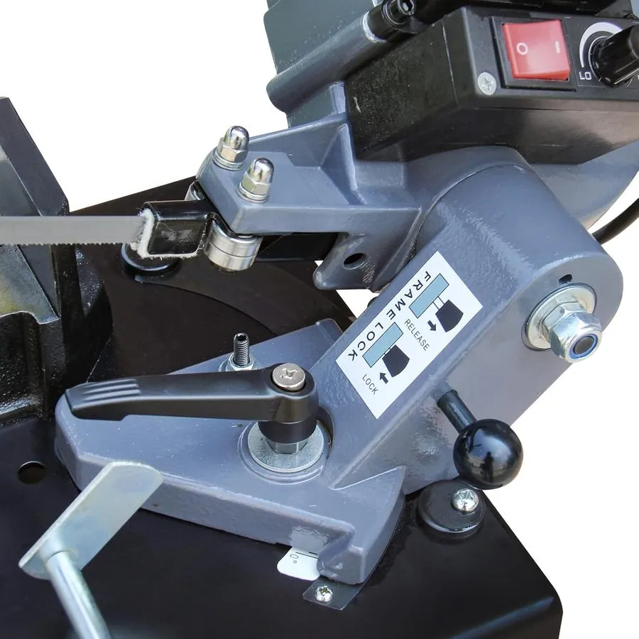 Оборудование ЧПУ ​ Benchtop Metal Cutting Band Saw 1000W 40-88MPM Blade Speed 0° — фото лота 2