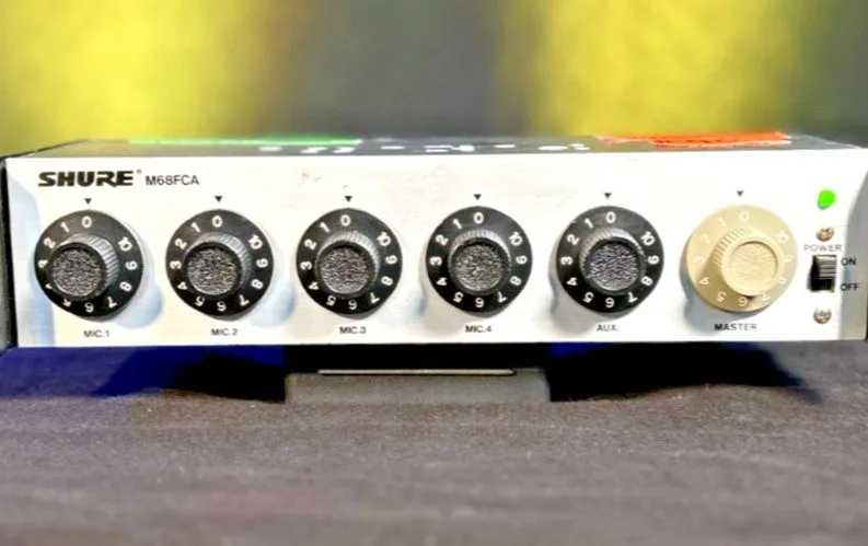 Микшерный пульт Vintage Shure M68FCA Microphone Mixer Channel Strip ***REDUCED — фото лота 1