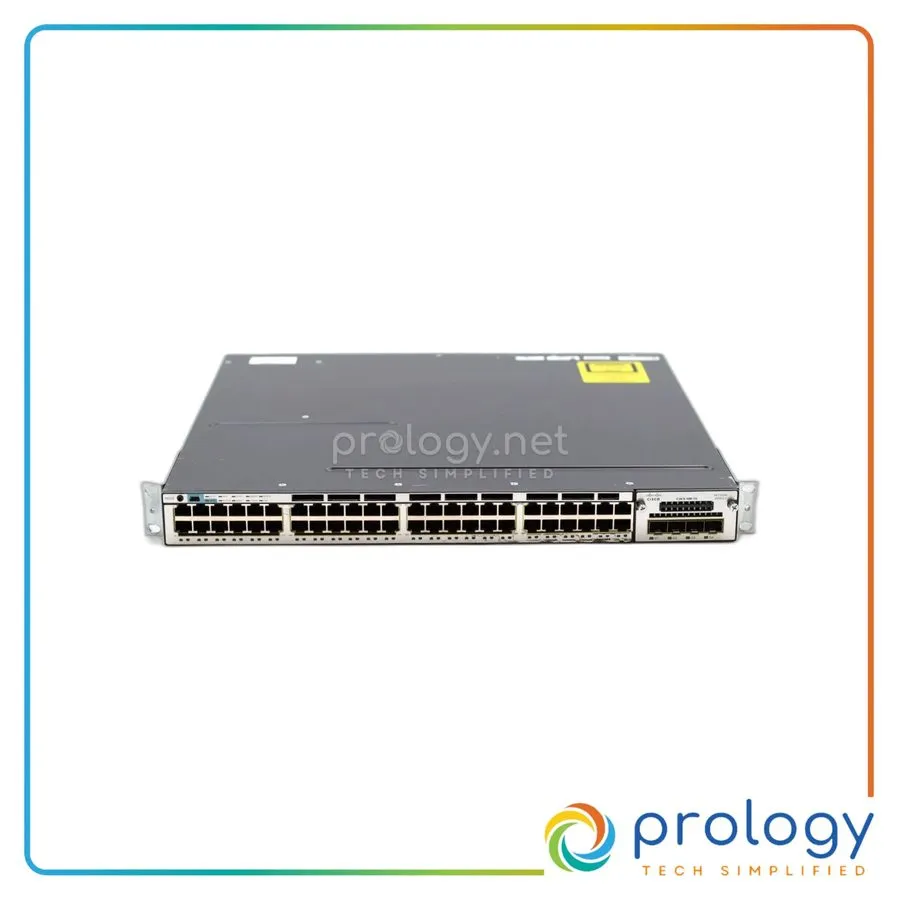 Коммутатор Cisco WS-C3750X-48P-E 3750X 48 port POE IP service switch. 90 Day's