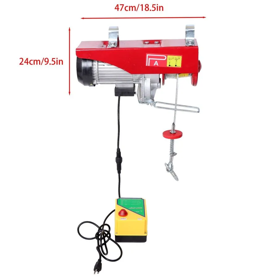 Таль Mini Electric Hoist PA800 1760lbs 110V 1350W 328ft/100m Wireless Remote Con