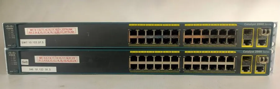 Коммутатор Cisco Catalyst WS-C2960+24LC-L 24-Port (8x PoE) 10/100 Fast Ethernet 