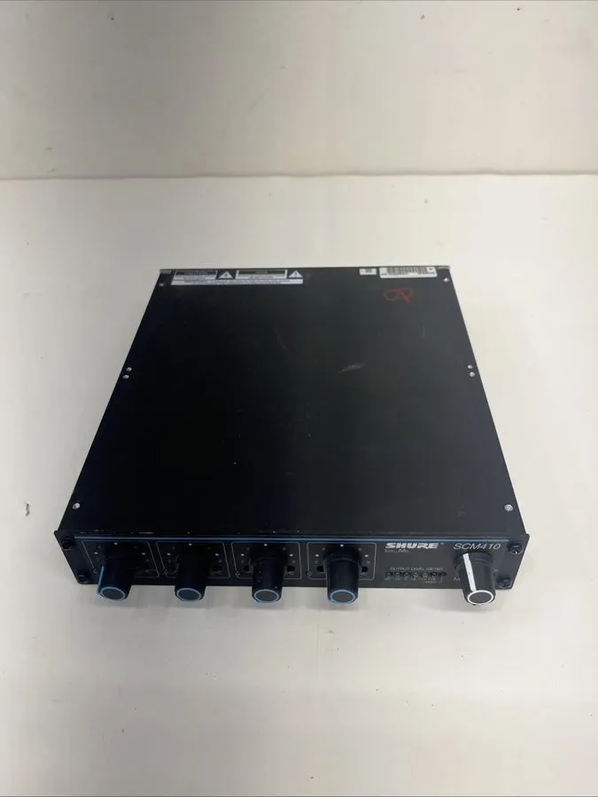 Микшерный пульт Shure SCM410 4-Channel Microphone Mixer — фото лота 1