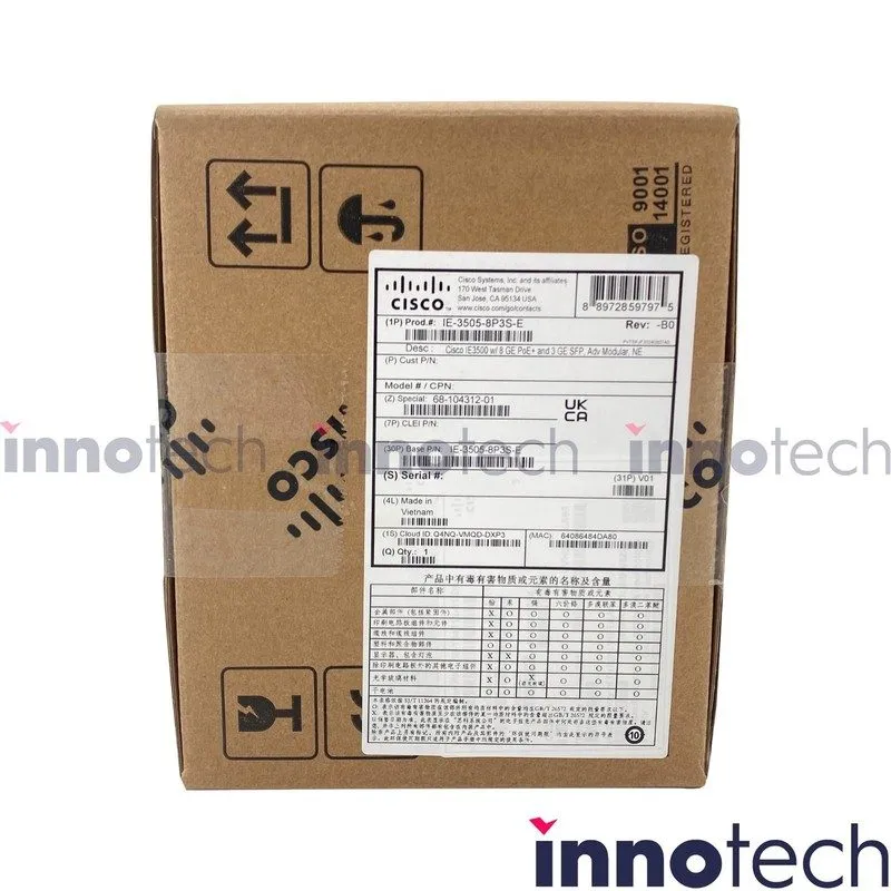 Коммутатор Cisco IE-3505-8P3S-E Industrial Ethernet Switch IE3500 Series