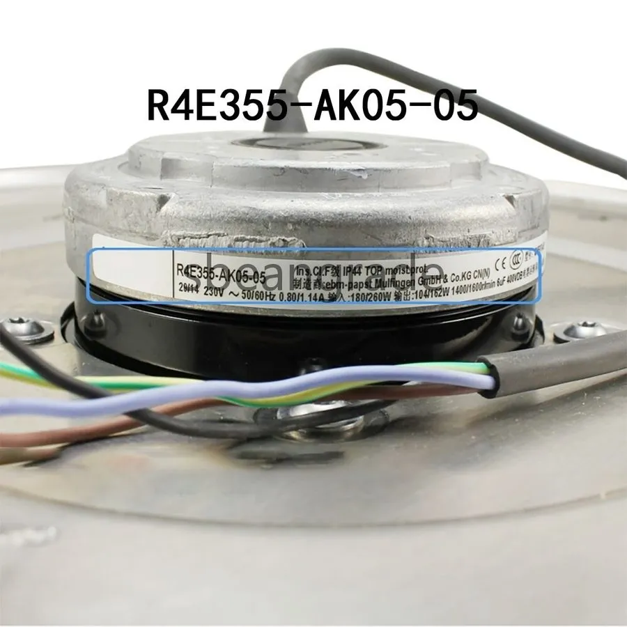 Вентилятор Ebmpapst R4E355-AK05-05 Cooing Fan 230VAC 260W FFU Centrifugal Fan