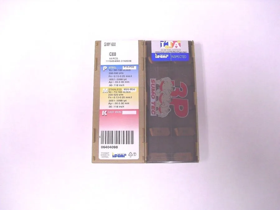 Режущий инструмент ISCAR GIP 2.00-1.00 IC808 CARBIDE INSERT