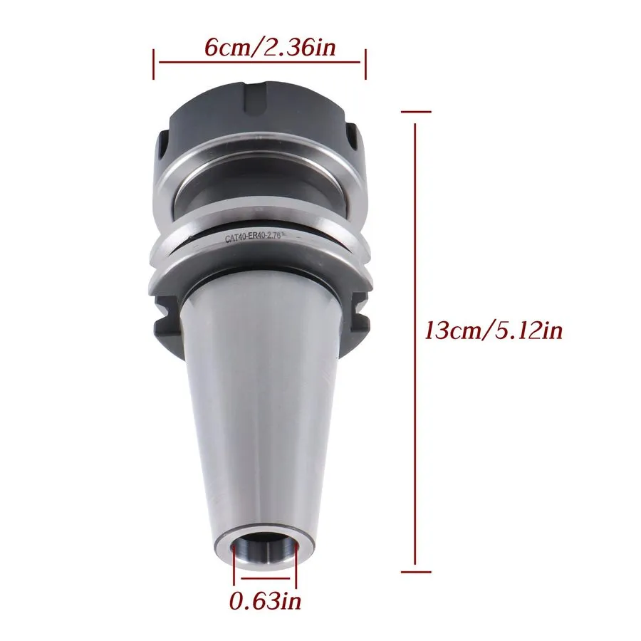 Режущий инструмент Collet Chuck CAT40-ER40 2.76" GAGE Length Tool Holders 0.0001