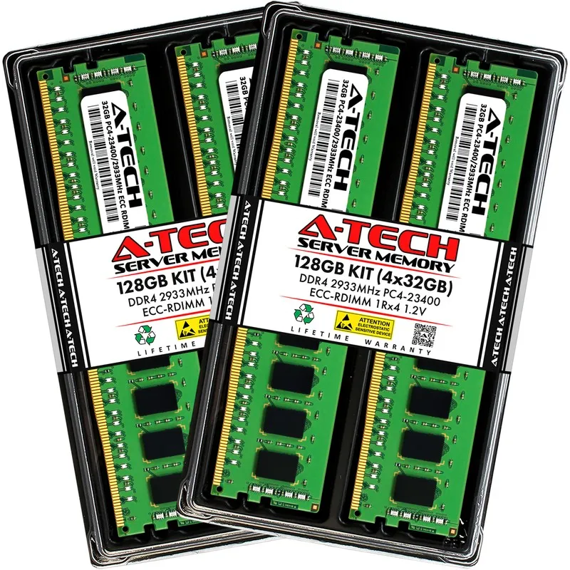 Модуль памяти A-Tech 8GB 1Rx8 PC4-23400R RDIMM DDR4 2933 MHz ECC Registered Serv