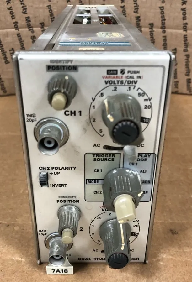 Осциллограф Tektronix 7A19 600MHz Vertical Amplifier Plug-In 7000 Series Oscillo