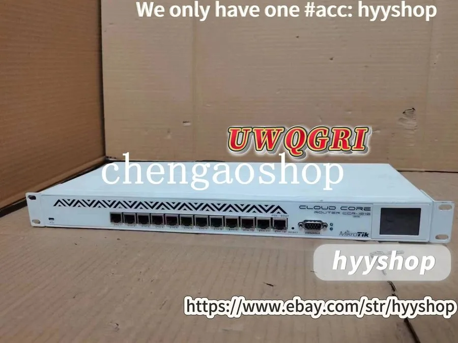 Маршрутизатор MikroTik routing CCR1016-12G routing 12 port Gigabit #N8924