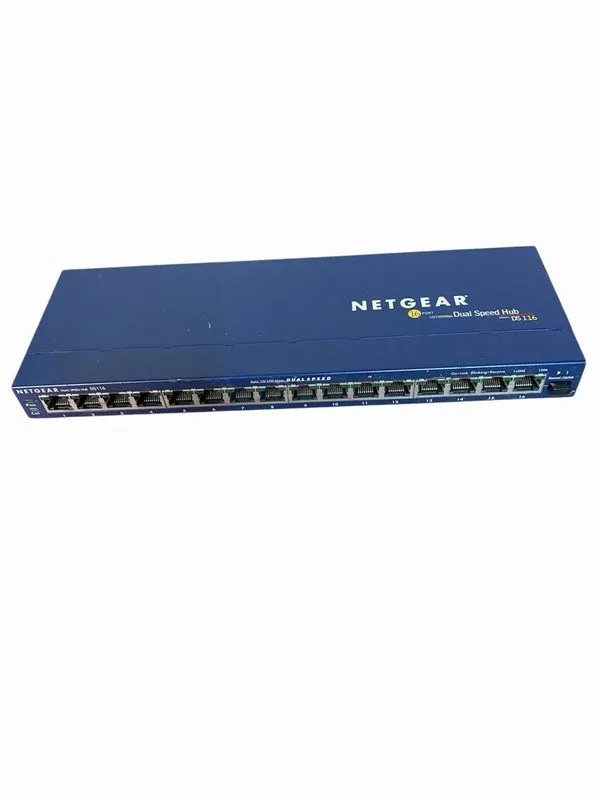 Коммутатор Netgear ProSafe 16 Port Gigabit Switch GS116 v2 Blue Metal Desktop