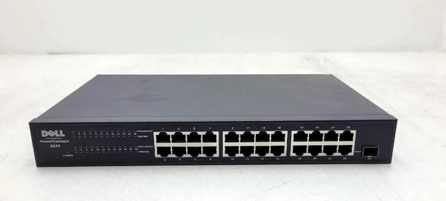 Коммутатор Dell PowerConnect 2624 24-Port Gigabit Managed Ethernet Switch Rackmo