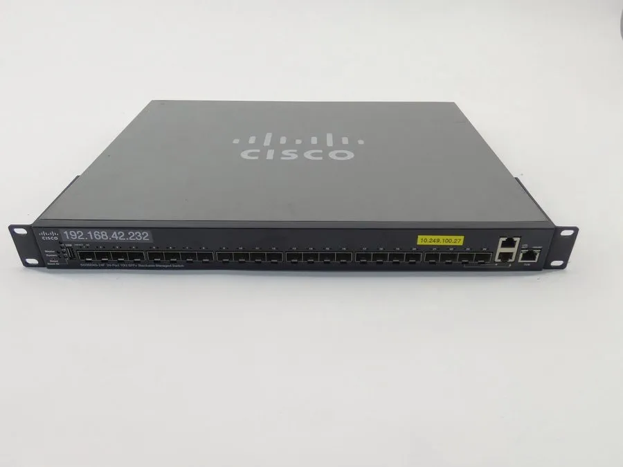 Коммутатор Cisco SG350XG-24F 24-Port 10G SFP+ Stackable Managed Ethernet Switch