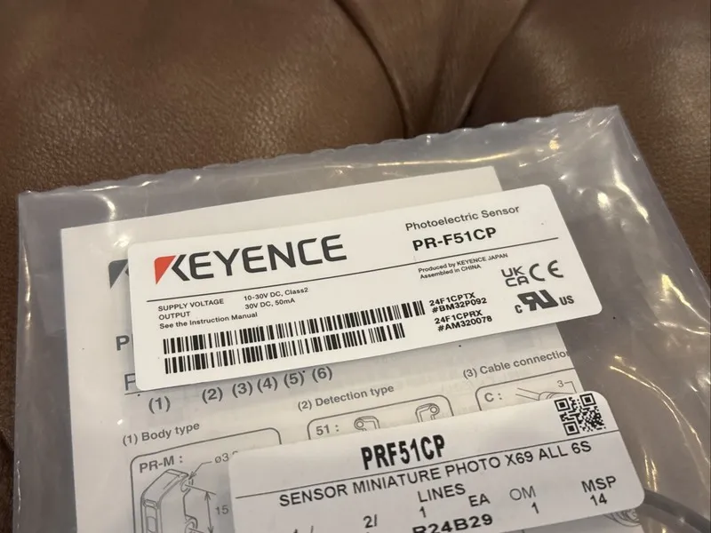 Фотоэлектрический датчик Keyence PR-F51CP Photoelectric Sensor, Thrubeam 0.6m, 1