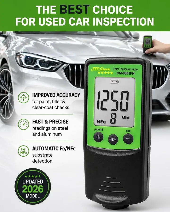 Толщиномер Paint Thickness Gauge CM-8801FN
