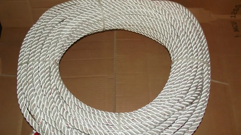 Таль 1/2" x 95' Rigging Rope, Arborist Rope, Hoist Line, 3-Strand Polyester Line