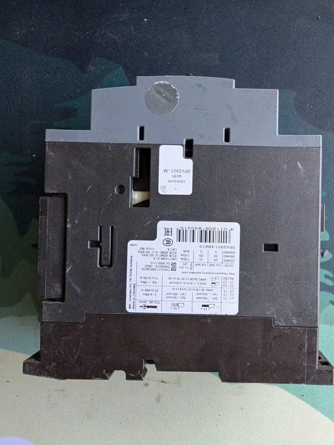 Автоматический выключатель Siemens 3RV2031-4BA10 MOTOR Protection Circuit Breake — фото лота 2