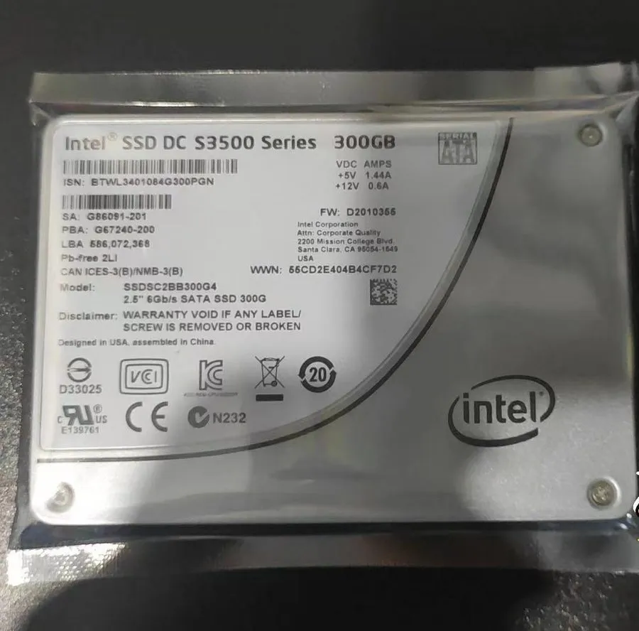 SSD-накопитель Intel DC S3500 600GB Series SSD 2.5" SATA 6Gb/s Intelnal Solid St