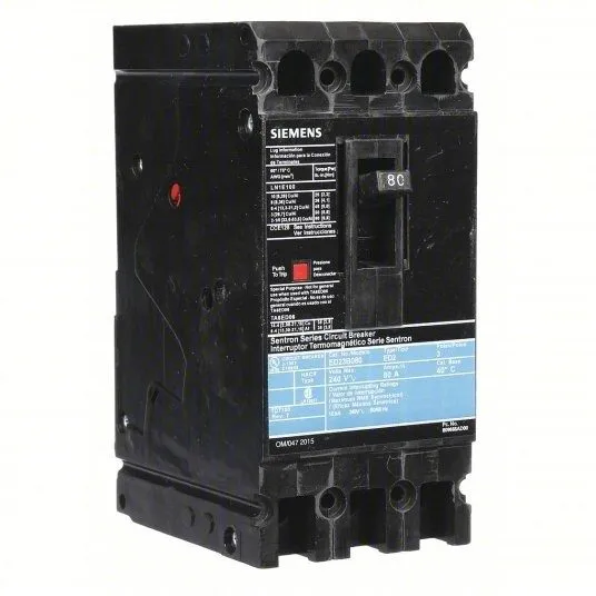 Автоматический выключатель Siemens Sentron ED43B080 Circuit Breaker 80A 3-Pole 4