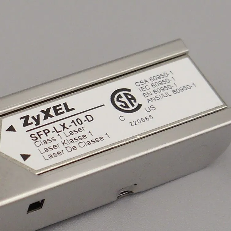 Трансивер ZYXEL SFP-LX-10-D FIBER SFP MULTIMODE TRANSCEIVER 91-010-203001B 1 Gbp