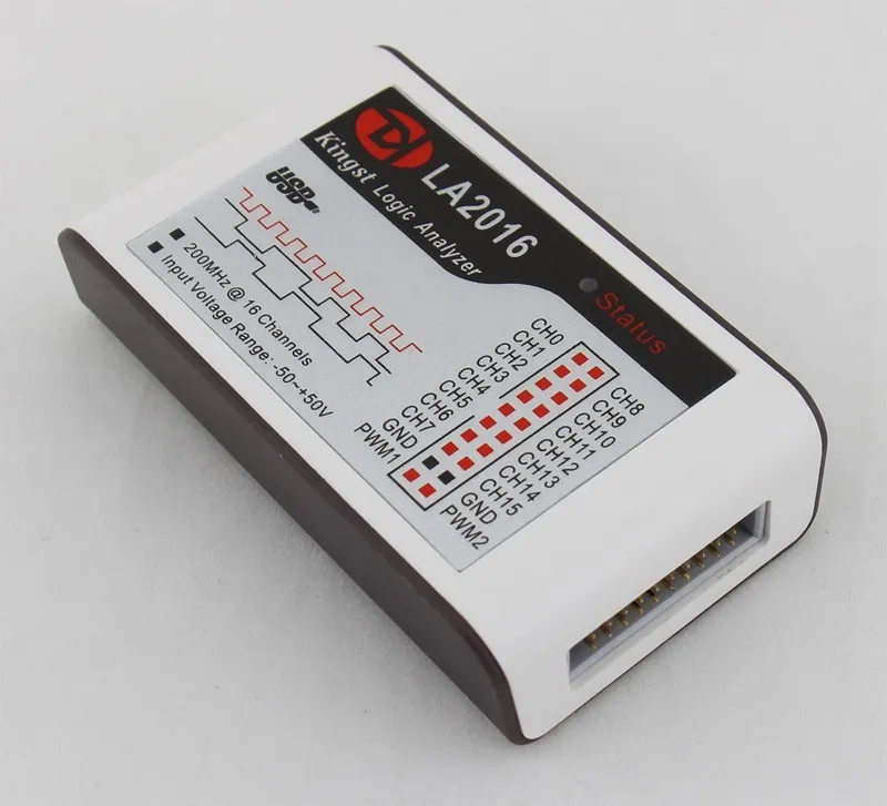 Логический анализатор LA2016 USB Logic Analyzer 16 Channels 200MHz Max Sample Ra