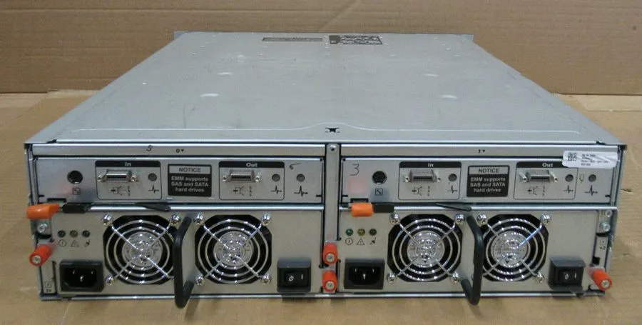 Блок питания Dell PowerVault MD1000 Storage Array 15x 3.5" SAS HDD Bays 2x EMM 2