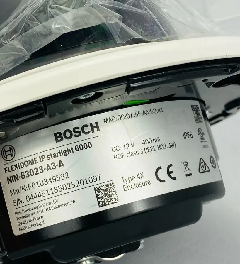 Камера Bosch NIN-63023-A3-A Flexidome IP Starlight 6000 Dome 2MP HDR Security Ca