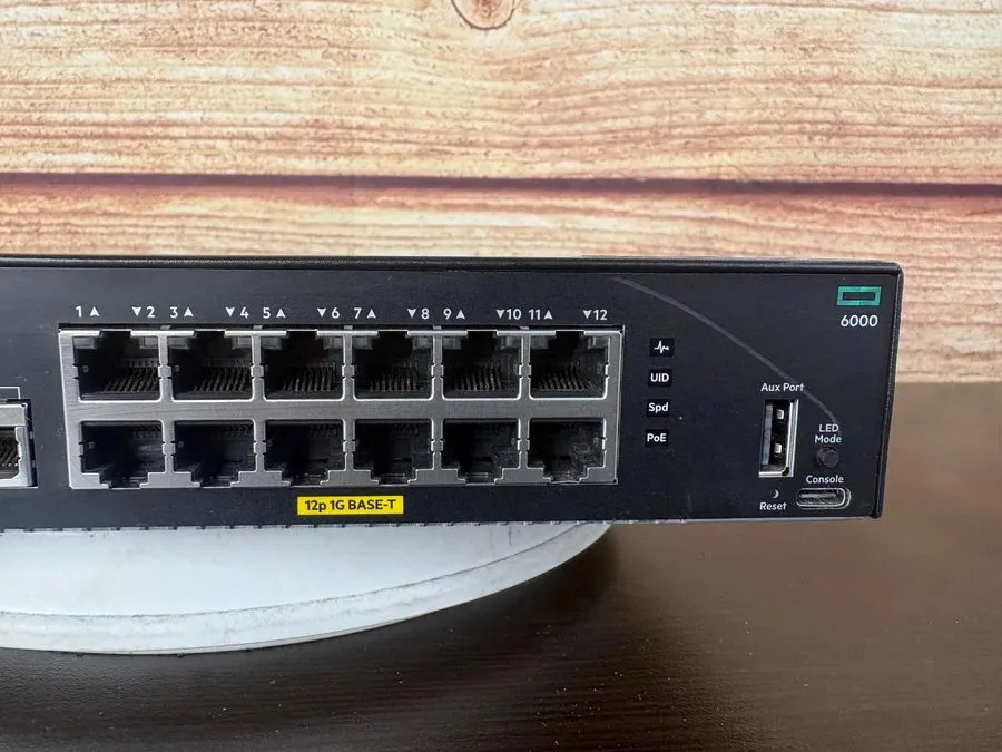 Коммутатор HP Aruba 6000 12G Class4 2G/2SFP 139W 12-Port Gigabit PoE Network Swi