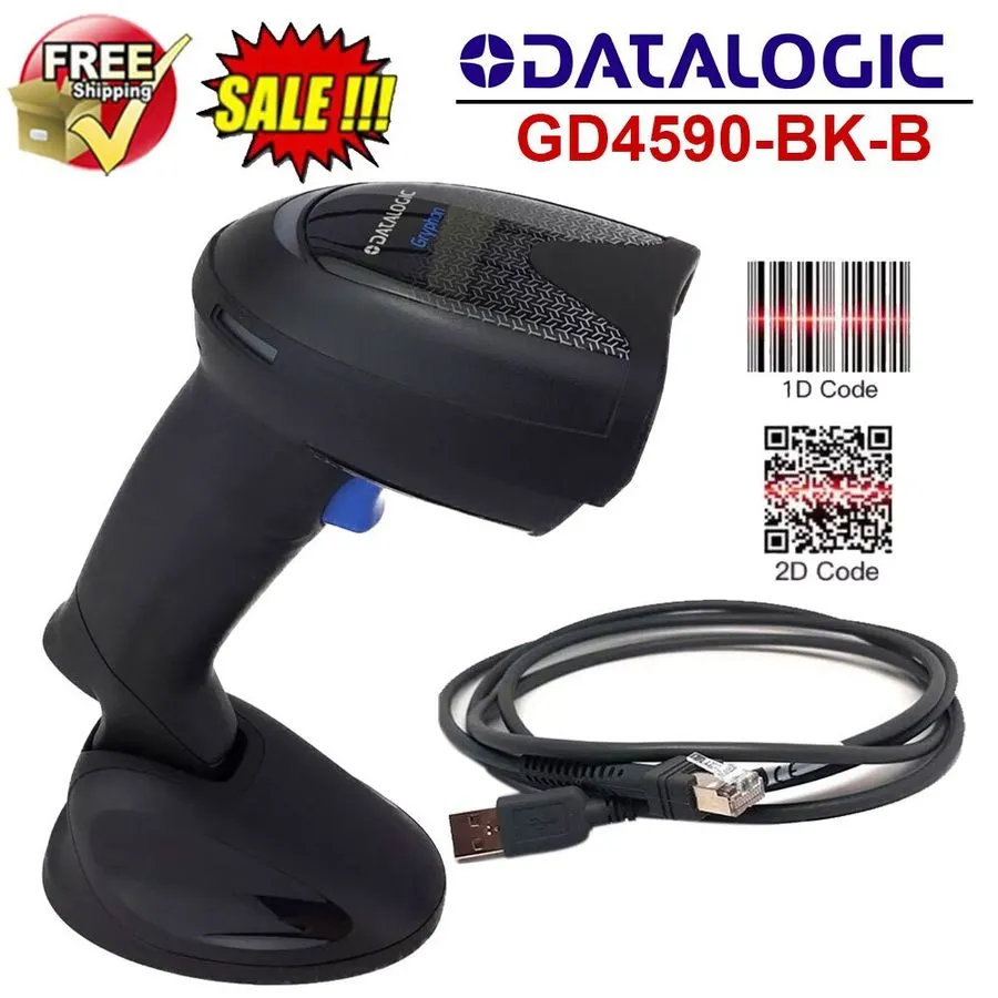 Сканер штрих-кода Datalogic Gryphon GD4590 Handheld USB Barcode Scanner 1D 2D Co