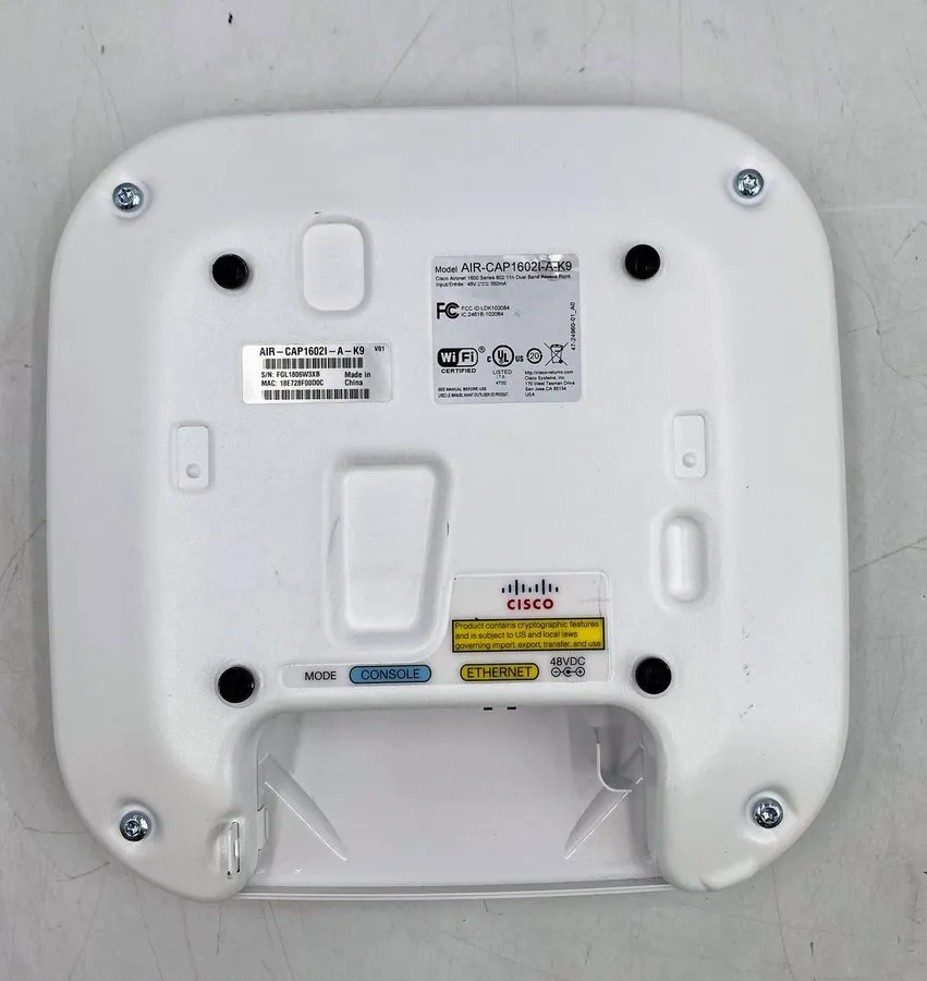 Точка доступа Wi-Fi Cisco AIR-CAP1602I-A-K9 Wireless Dual Band Access Point 802. — фото лота 3