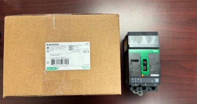 Автоматический выключатель Square D HJA36025 3 Pole 25 Amp 600 Volt 65kA@480V I-