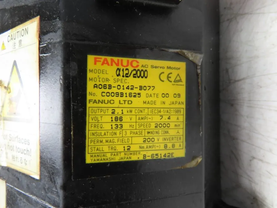 Серводвигатель A06B-0142-B077 FANUC AC Servo Motor