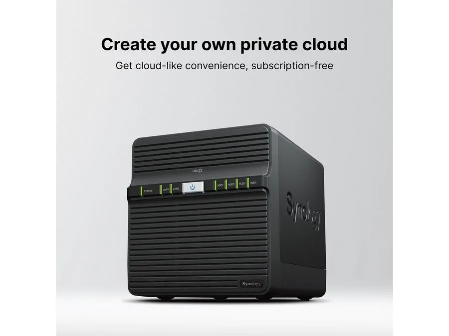 Сетевое хранилище Synology 4-bay DiskStation DS423 (Diskless)
