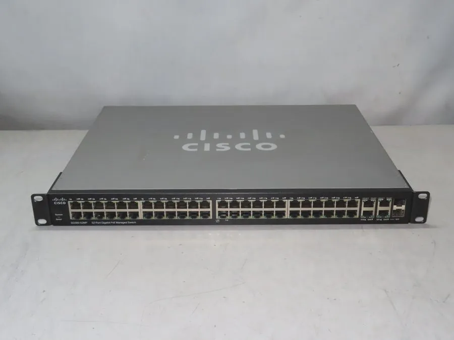 Коммутатор Cisco SG300-52MP-K9 V03 52-Port Gigabit PoE+ 740W Managed L3 Switch