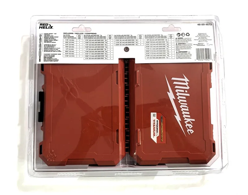 Режущий инструмент Milwaukee 48-89-4672 SHOCKWAVE Impact Duty RED HELIX Titanium