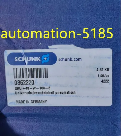 Робот 1pc SCHUNK Rotary Cylinder SRU+40-W-180-3 362220 All fedex or DHL