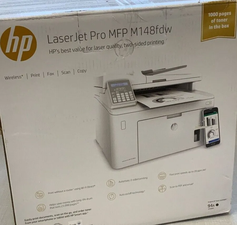 Лазерный принтер HP LaserJet Pro MFP M148FDW All-In-One Laser Printer (C061701)