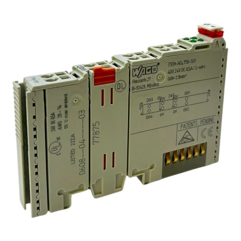 Модуль ввода-вывода Wago 750-531 digital output module 24v dc 0.5a