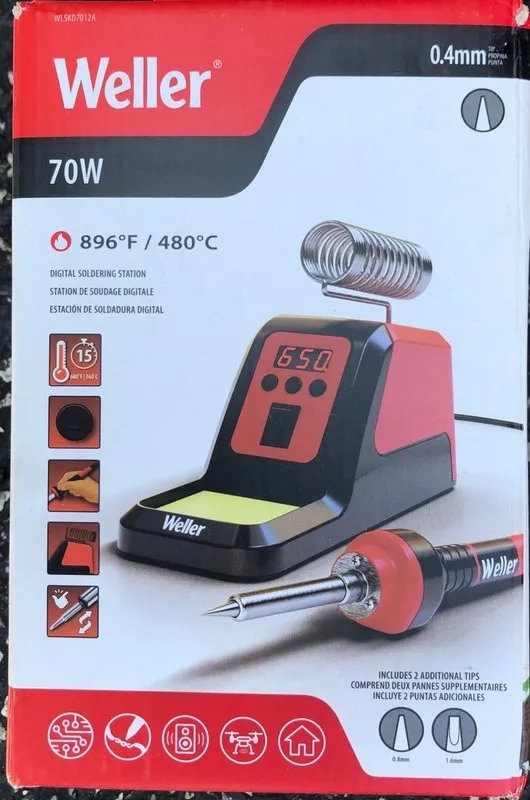 Паяльная станция Weller Digital Soldering Station with 70W Precision Iron 120V W