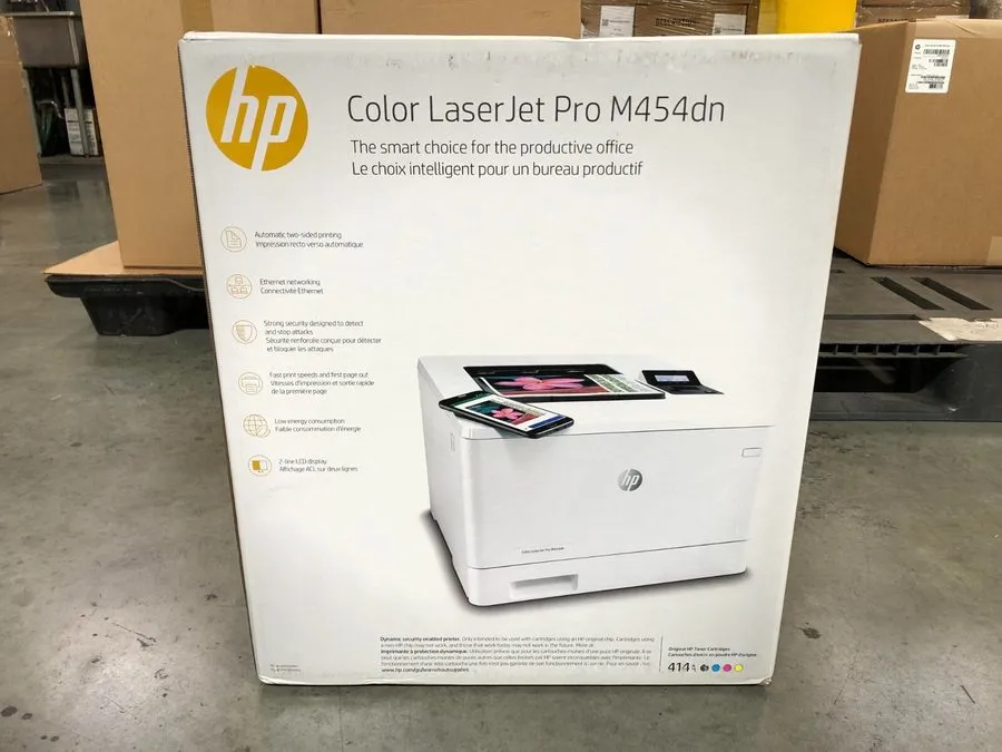 Лазерный принтер HP M454dN Standard Laser Printer (W1Y44A) WITH COMPATIBLE TONER