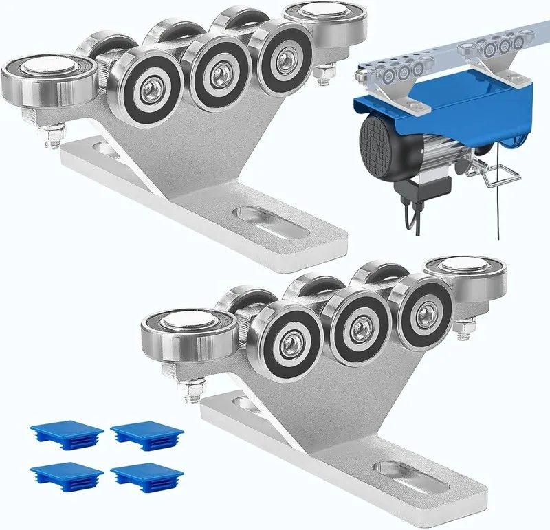 Таль Heavy Duty Hoist Trolley 8-Wheel Unistrut Roller System — фото лота 2