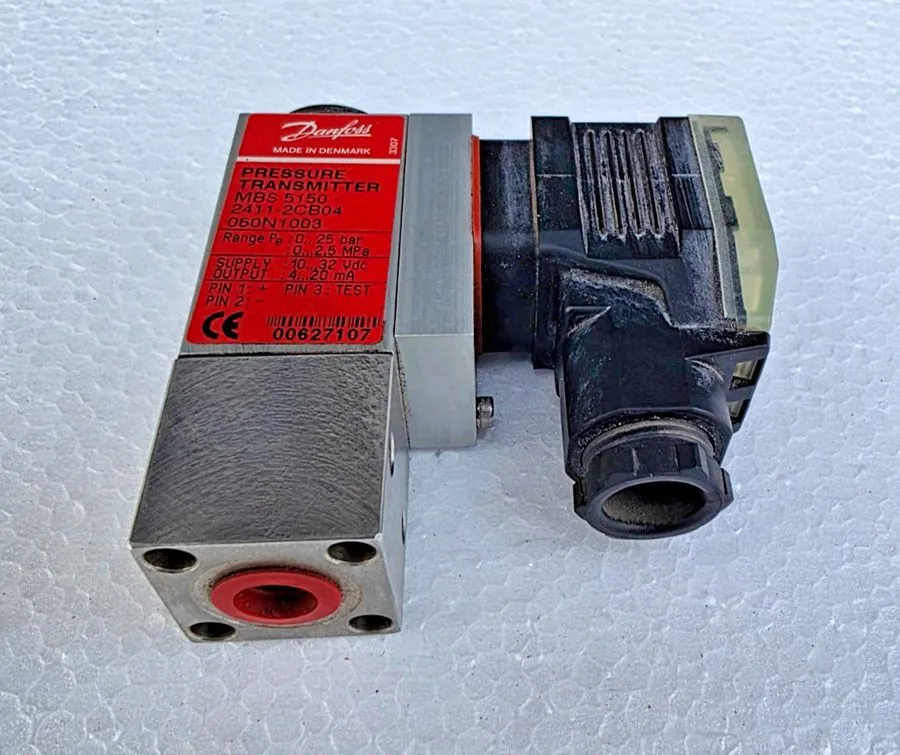 Датчик давления DANFOSS PRESSURE TRANSMITTER MBS 5150 060N1003 0 TO 25 BAR — фото лота 2