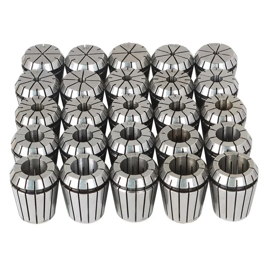 Режущий инструмент Collet Set ER32 Collet Chuck 1/16 inch-3/4 inch Holder Spring — фото лота 1