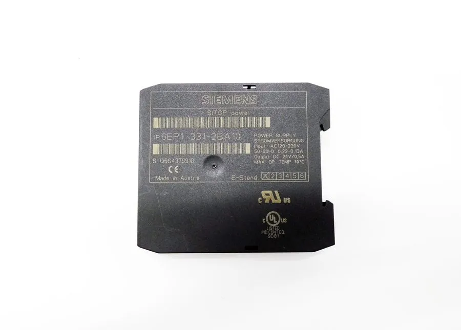 Блок питания 6EP1 331-2BA10 SIEMENS SITOP POWER SUPPLY, 24vDC .5 Amp Output