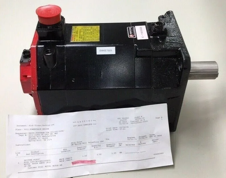 Серводвигатель Fanuc A06B-0269-B500#0100 AC Servo Motor C04XB1235 Rebuilt Never  — фото лота 2