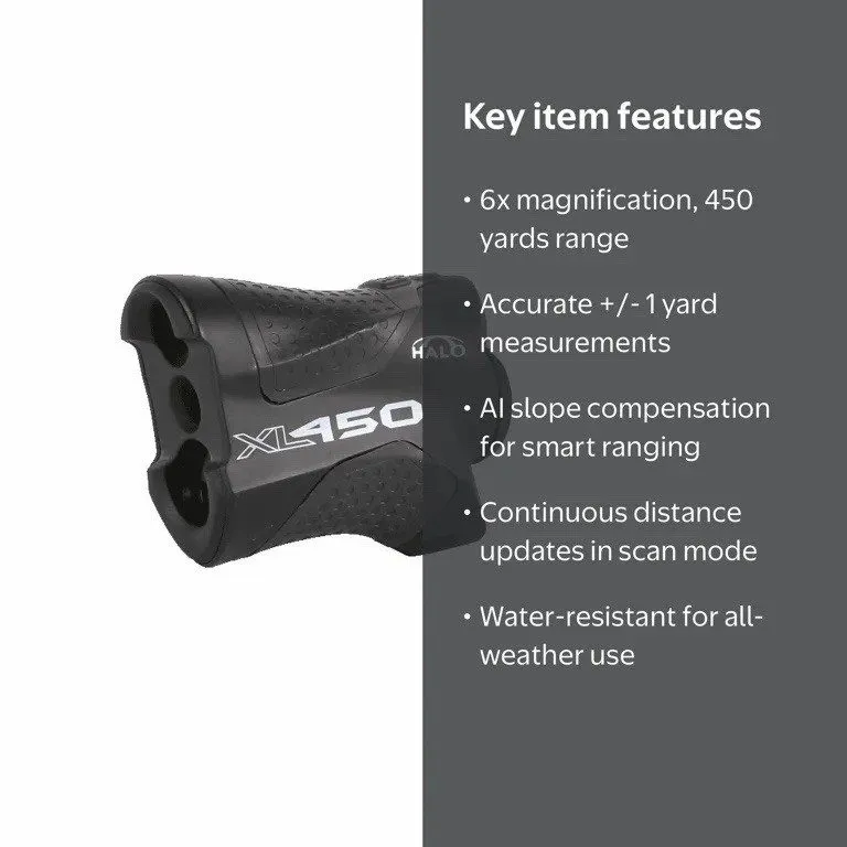 Оптико-электронная система Halo Optics XL450-7 Laser Rangefinder Hunting Waterpr — фото лота 1