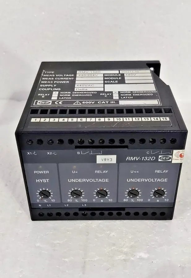 Реле защиты Deif RMV-132D Voltage Protection Relay 220Vac