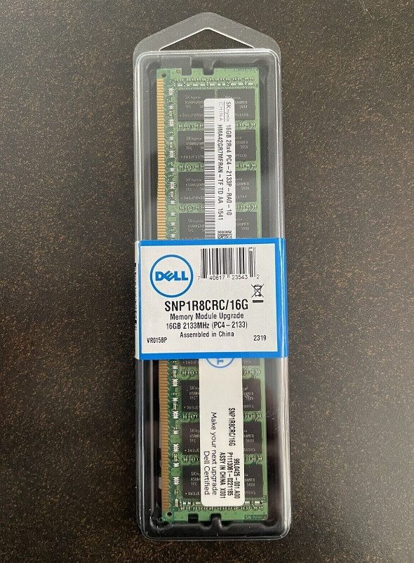 Сервер 5x Dell SNP1R8CRC/16G A7945660 16GB DDR4 PC4-2133P PowerEdge Server ECC M